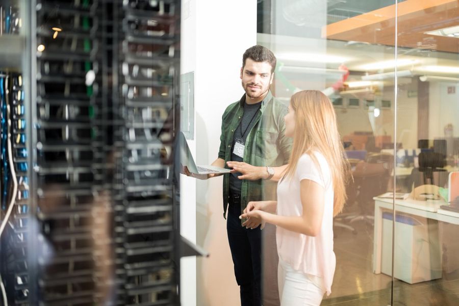 IT telecom server inspection