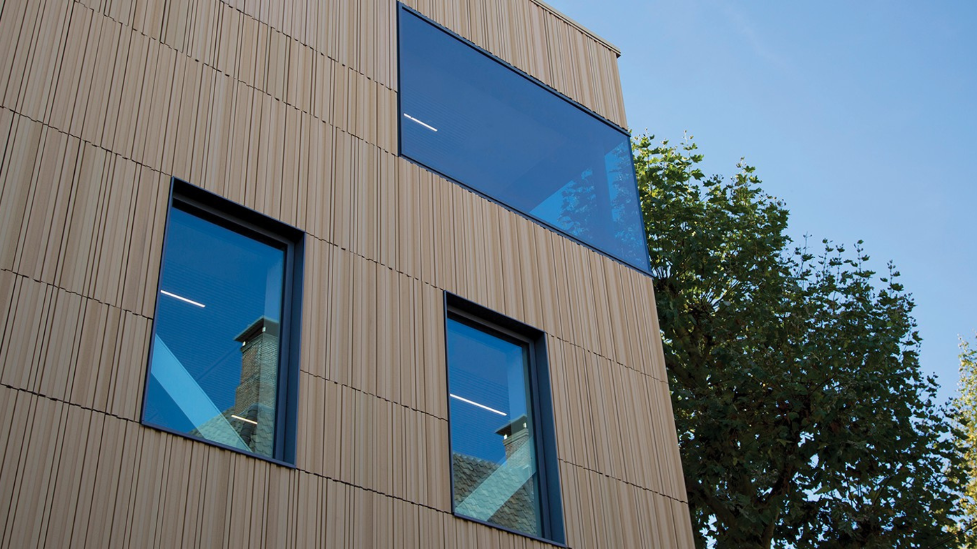 Reynaers aluminium gebouw