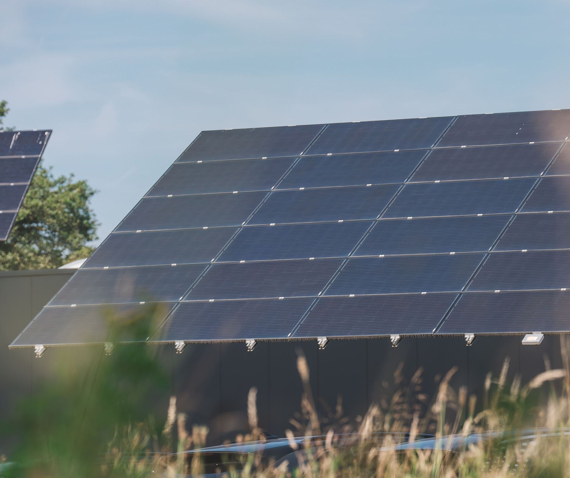 Solar panel close up encon