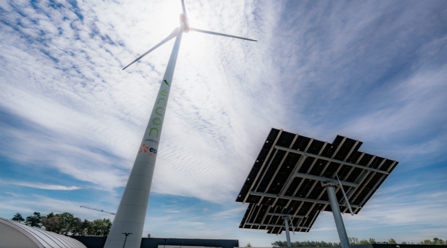 Two column Hernieuwbare energie